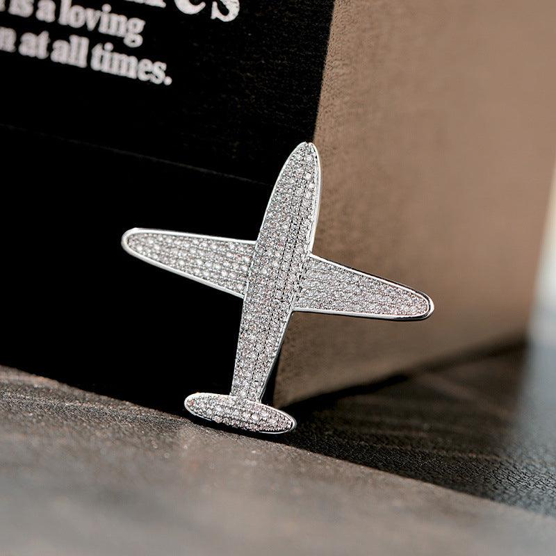 Airplane Brooch - Bijoux Royal