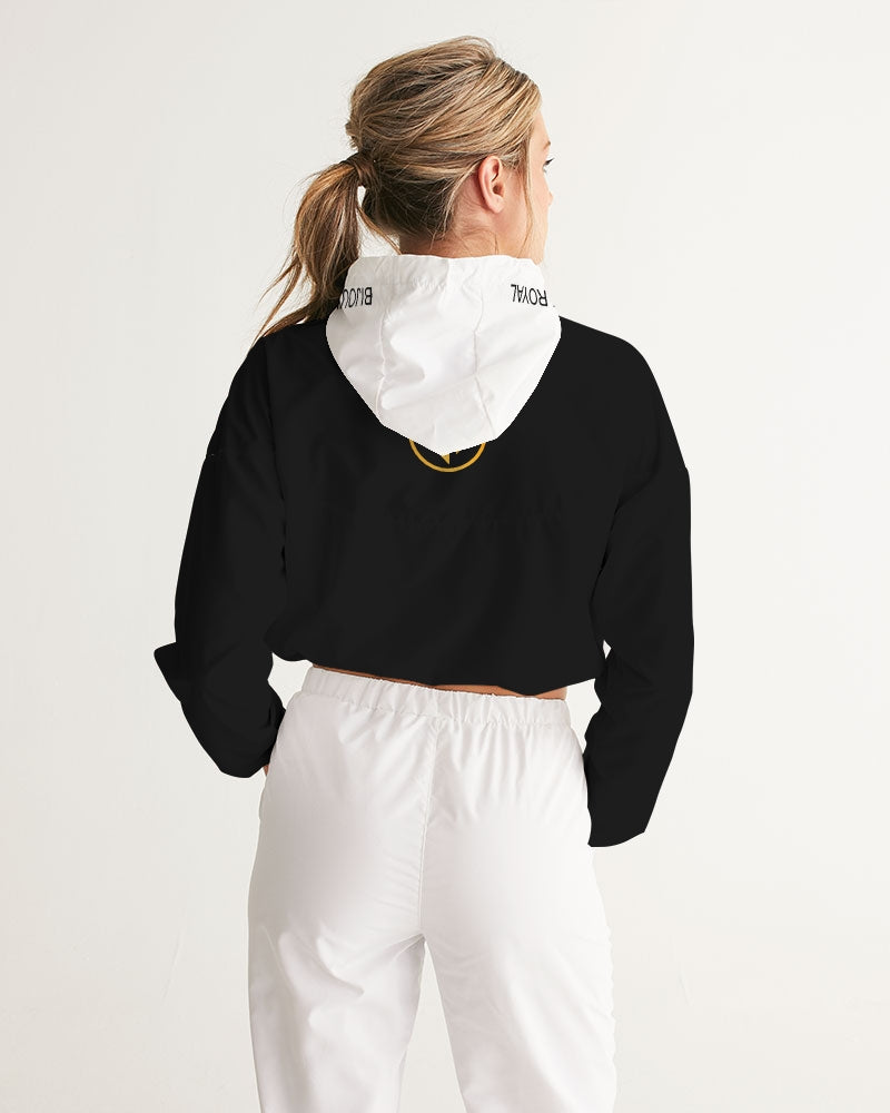 Women's Cropped Windbreaker - Bijoux Royal