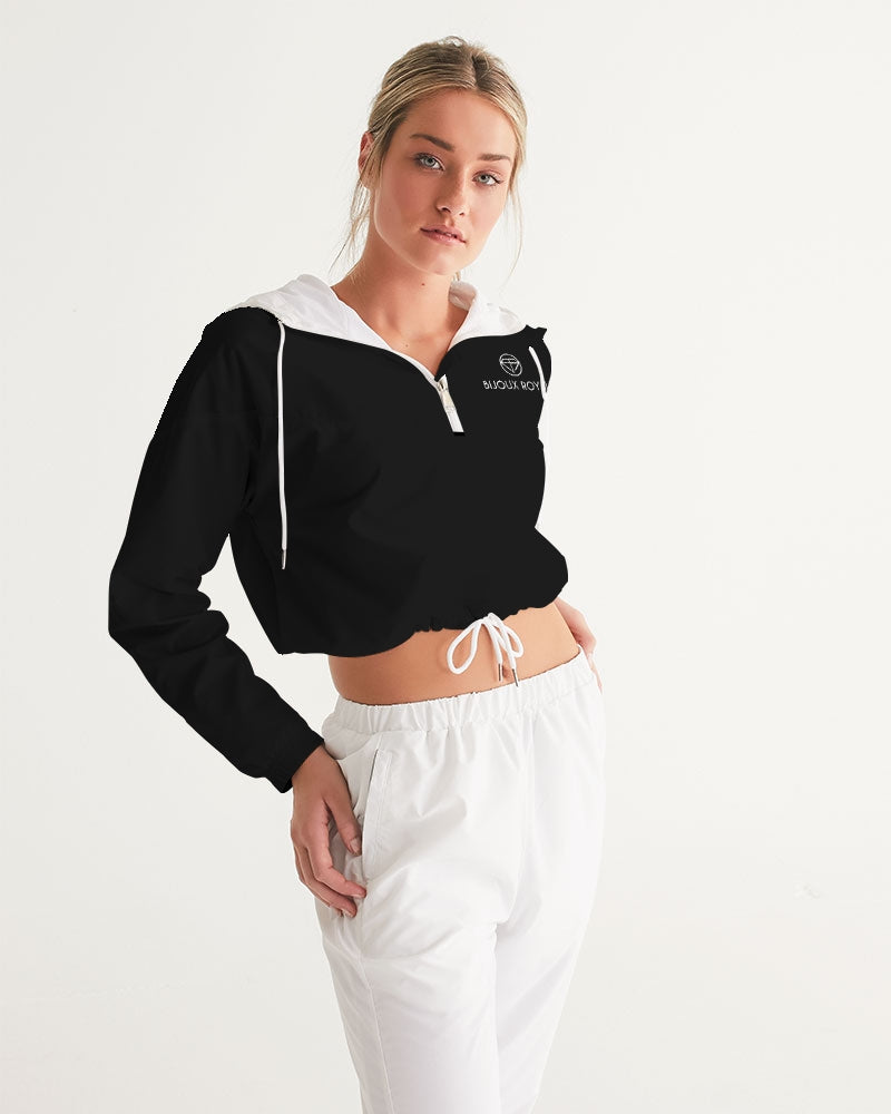 Women's Cropped Windbreaker - Bijoux Royal