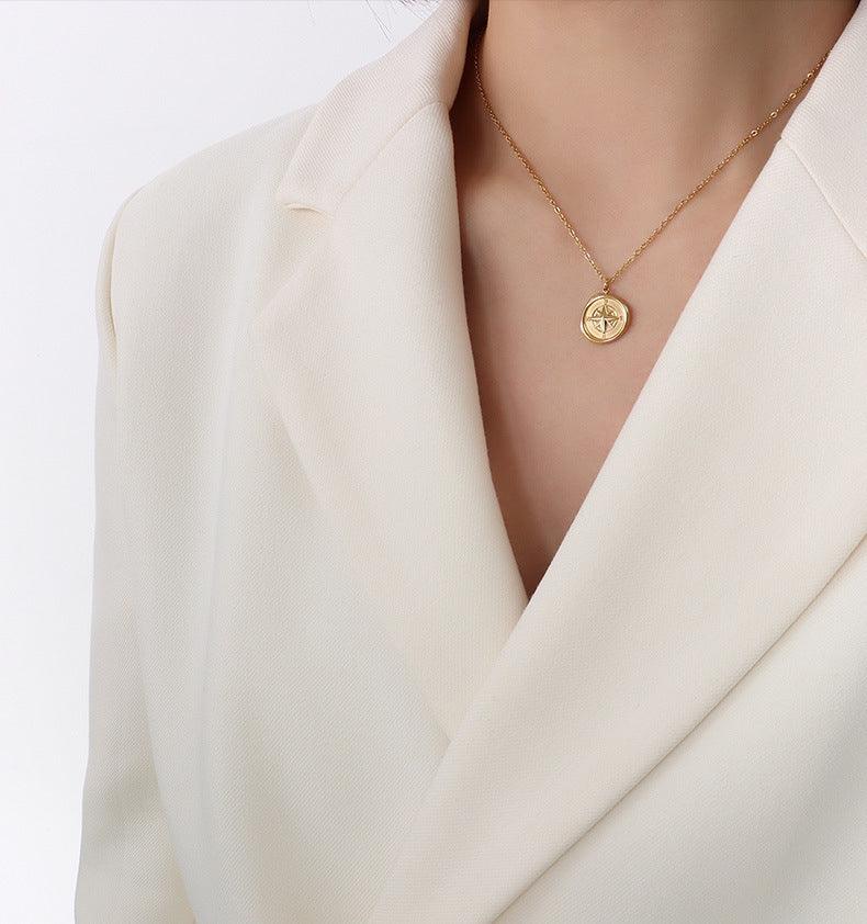 Compass Necklace - Bijoux Royal