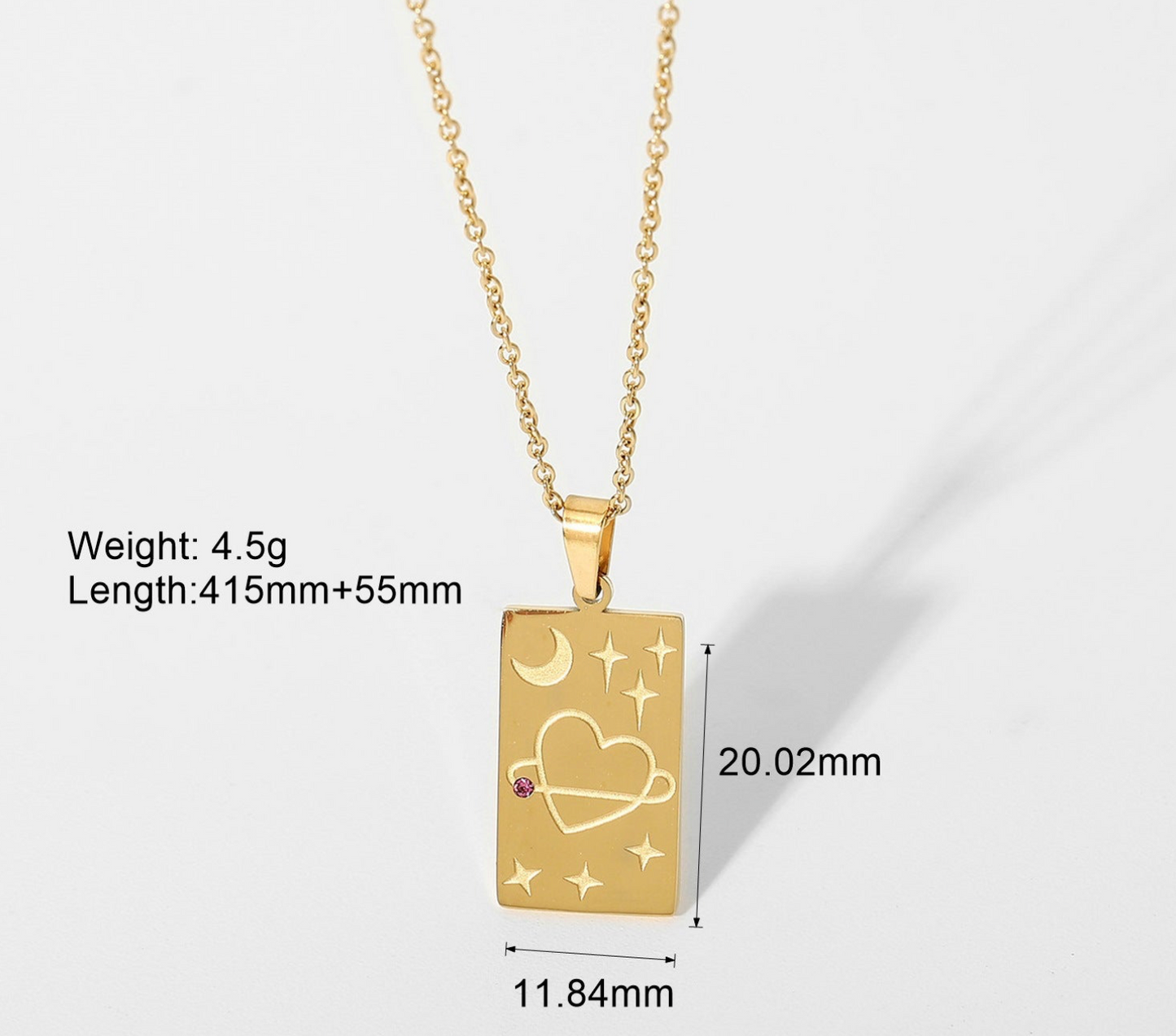Tarot Card Necklace - Bijoux Royal