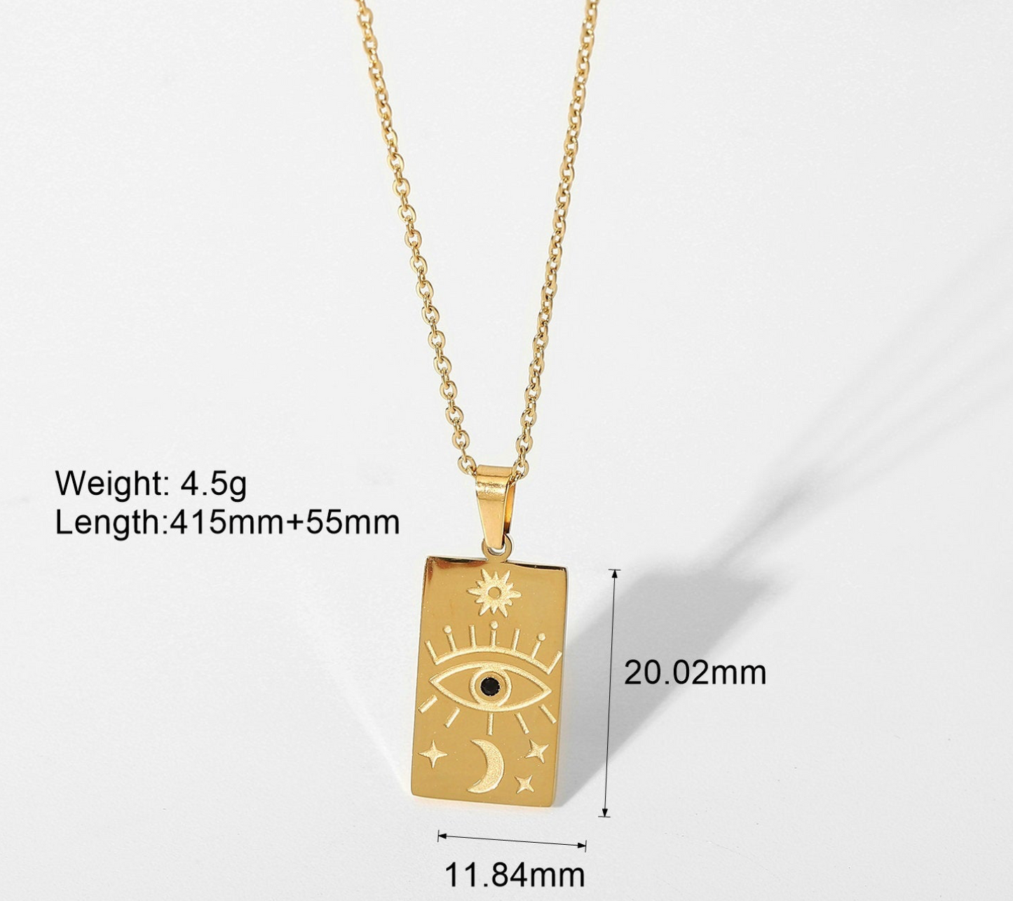 Tarot Card Necklace - Bijoux Royal