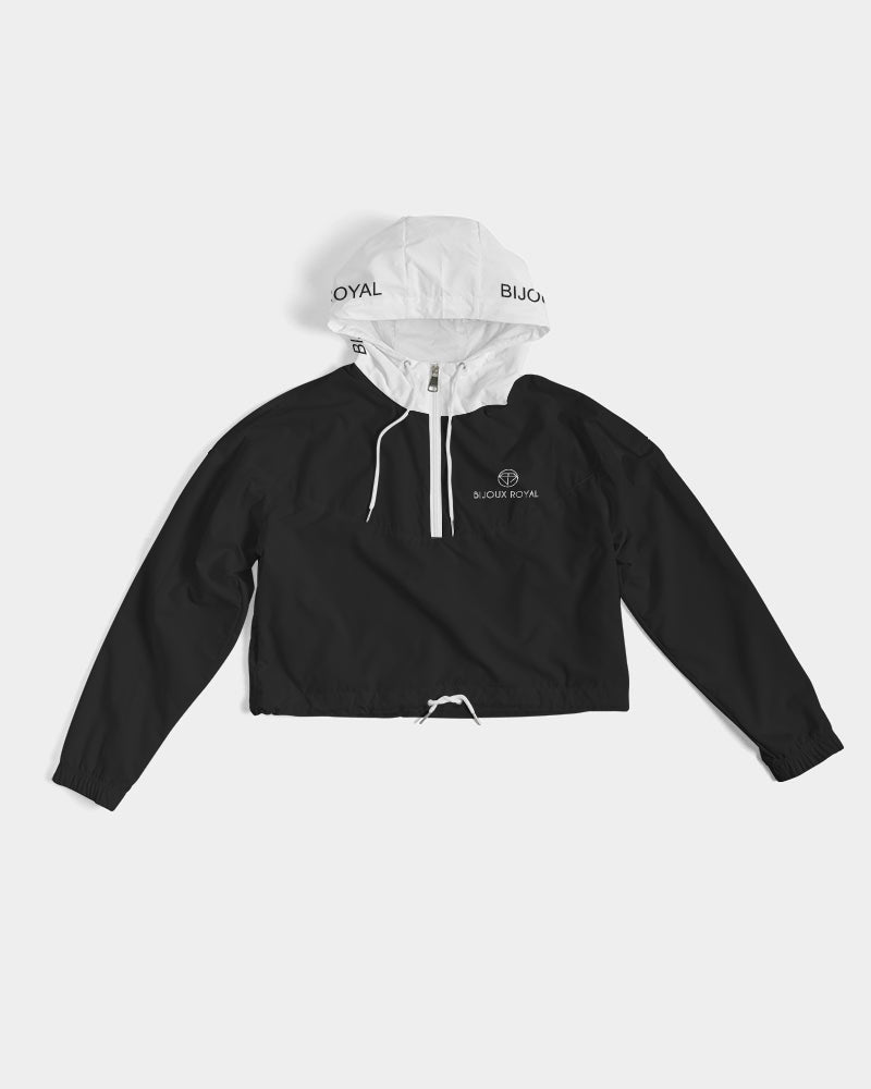 Women's Cropped Windbreaker - Bijoux Royal