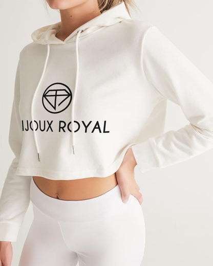 Bijoux Women's Cropped Hoodie - Bijoux Royal