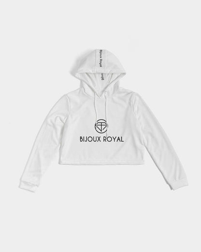 Bijoux Women's Cropped Hoodie - Bijoux Royal