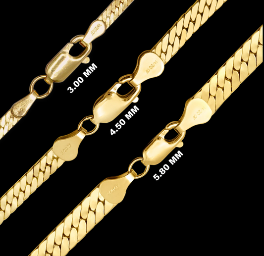 Herringbone Chain - Bijoux Royal